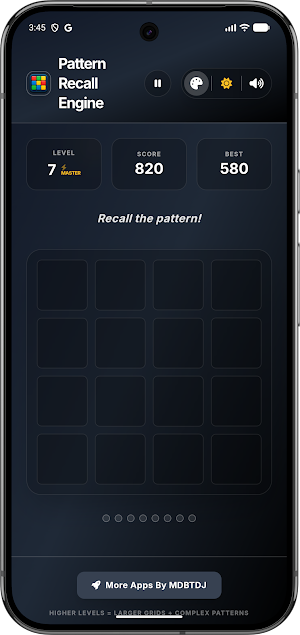 Pattern Recall Brain Training Screenshot 2