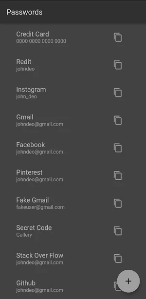 Simple Password Manager Screenshot 0