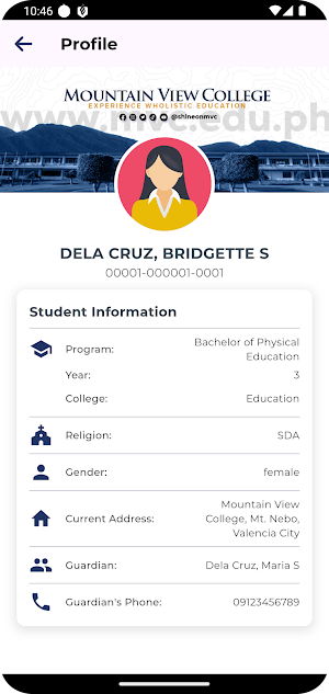 MVC - Students App Screenshot 2