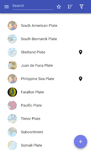 Lithospheric plates Screenshot 0