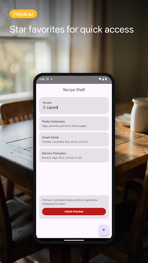 Recipe Shelf Screenshot 1