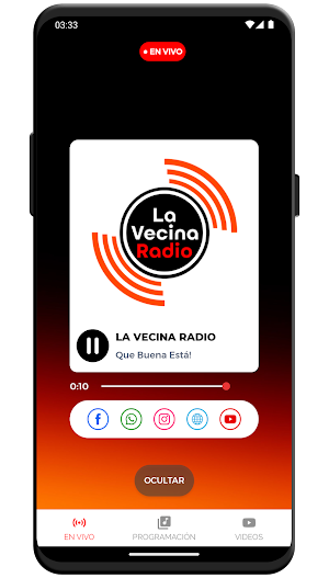 La Vecina Radio Screenshot 2