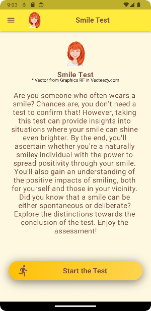 Smile Test Screenshot 1