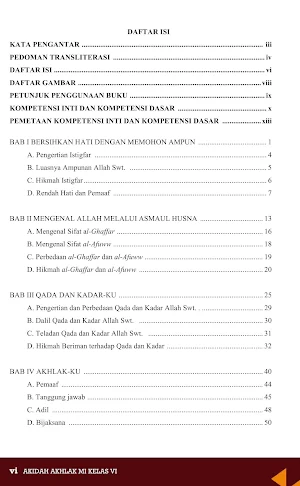 Akidah Akhlak MI Kelas 6 2020 Screenshot 1