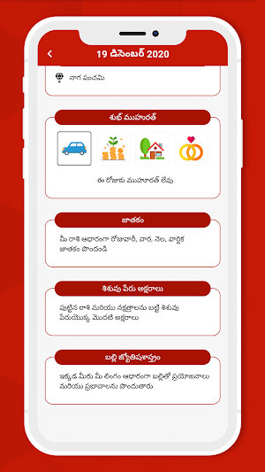 Telugu Calendar 2022 Screenshot 2