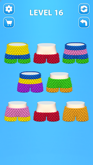 Cozy Knitting: Sort Puzzle Screenshot 2