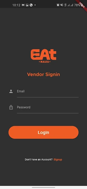 EatNaija (Vendor) Screenshot 1