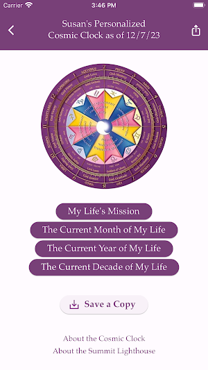 Mother Mary's Cosmic Clock Screenshot 1