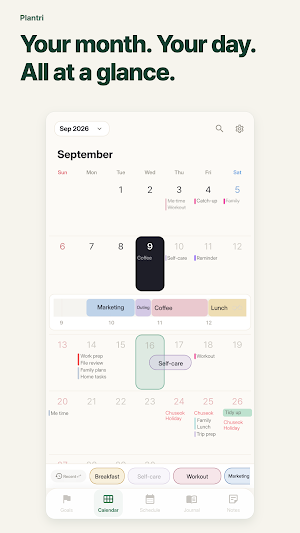 Plantri: Goal-linked Planner Screenshot 3