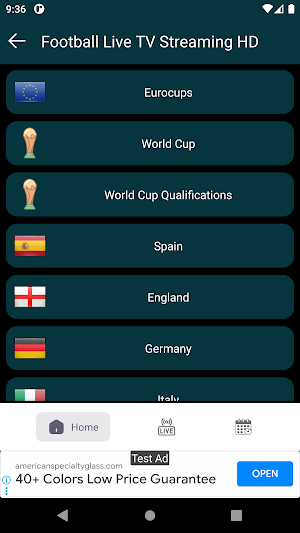 Live Football TV HD Screenshot 2