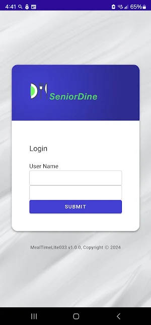 SeniordineQR Screenshot 0