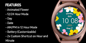 Flower Full HD: Watch Face Screenshot 0