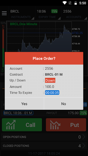 MEXN Option Trader Screenshot 2