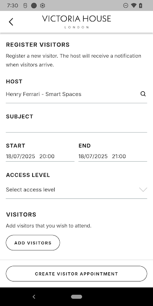 Victoria House Workplace Screenshot 2