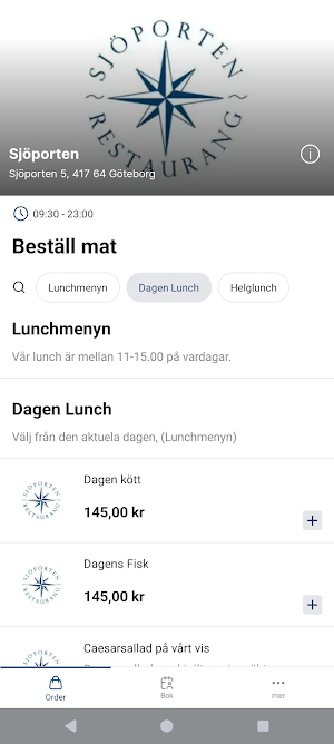 Restaurang Sjöporten Screenshot 0