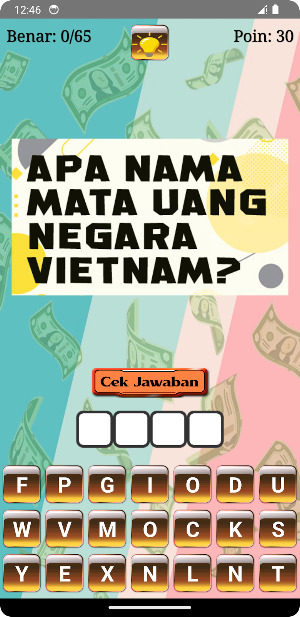 Tebak Mata Uang Negara Screenshot 3