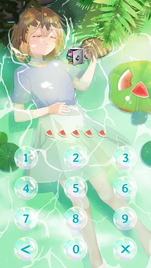 AppLock Live Theme Midsummer Screenshot 0