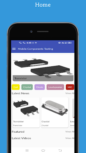 mobile components testing Screenshot 0