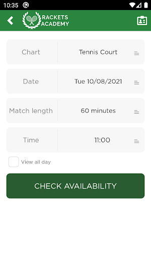 Rackets Academy Screenshot 3