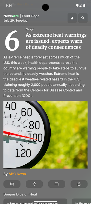 NewsArc Screenshot 1