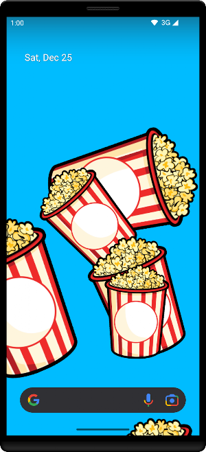 Popcorn Live Wallpaper Screenshot 1