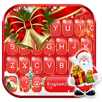 Red Christmas1 Keyboard Theme