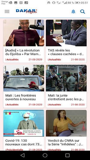 Dakar Infos Screenshot 1