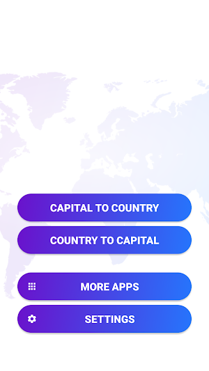 Capital Cities Quiz Game Screenshot 1