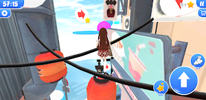 parkour obby flood sakura Screenshot 2