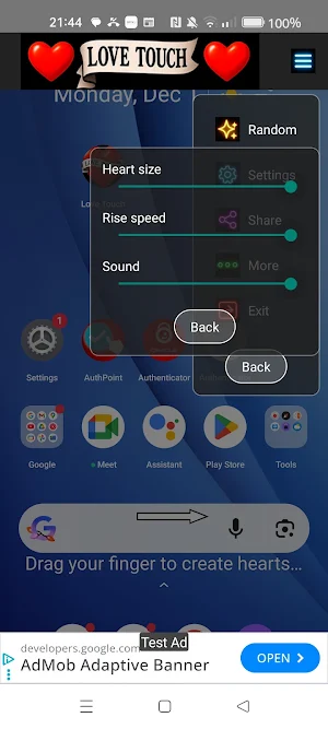 Valentine’s Day Love Touch Screenshot 2