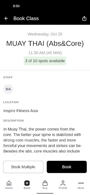 Inspire Fitness Asia Screenshot 2