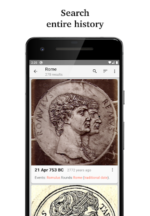 Historical Calendar - Today in History & Quiz Screenshot 3