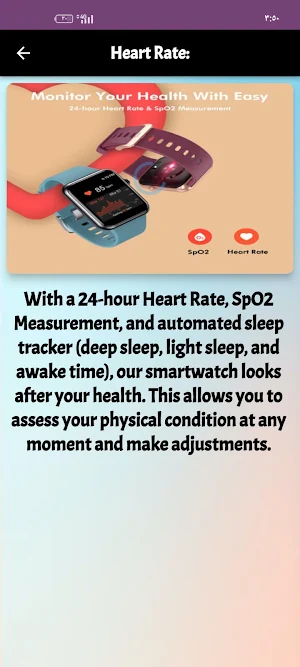 Fitniv Smart Watch Guide Screenshot 2