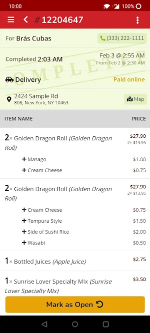 Chinese Menu Online Manager Screenshot 2