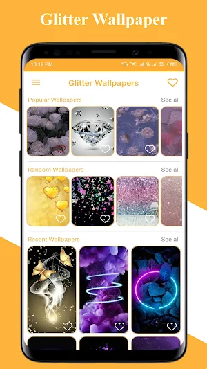 Glitter Wallpaper GlitWall Screenshot 0