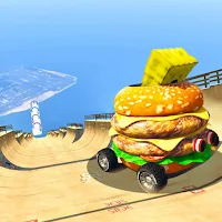 Sponge Mega ramp Roadster Car