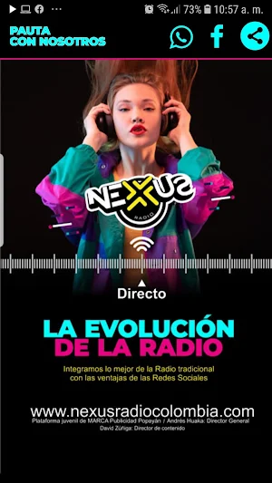 Nexus Radio Colombia Screenshot 1