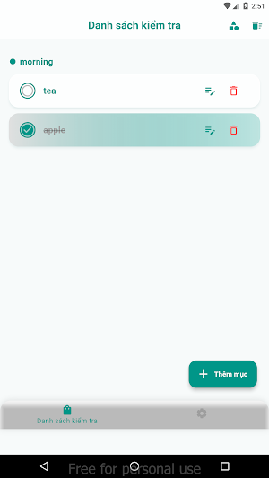 Shopping Checklist screenshot 2