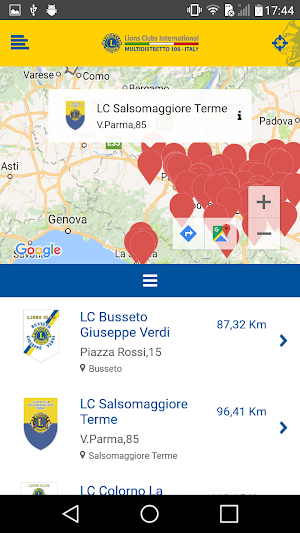 Distretto Lions 108 Tb Screenshot 2