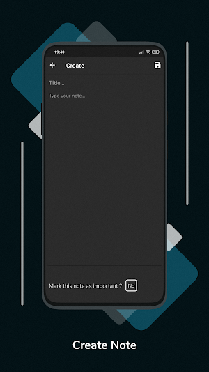 DayNote - Dark Theme Daily Note Screenshot 1