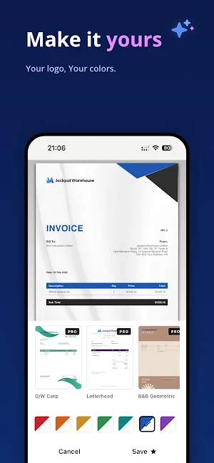 Invoice Maker - Estimate, Bill Screenshot 3