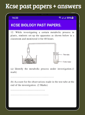 Biology Kcse Past papers. Screenshot 0