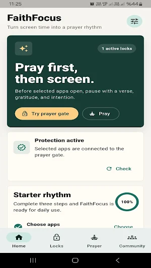 FaithFocus: Prayer & Focus Screenshot 0