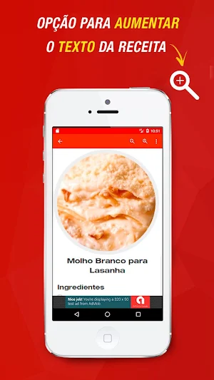 Receitas de Molho Branco Screenshot 2