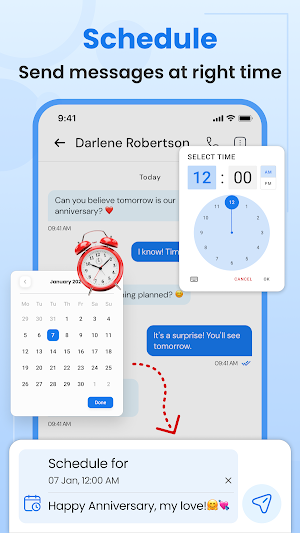 Messages: SMS Texting App Home Screenshot 2