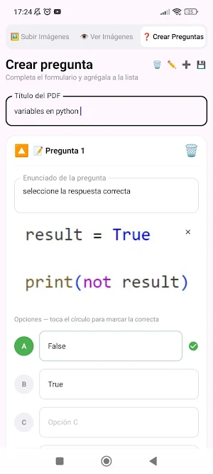 SmartQuiz Screenshot 2