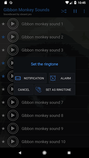 Gibbon monkey sounds ~ Sboard.pro Screenshot 2