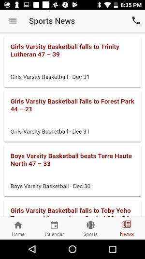 Edgewood Mustangs Athletics Screenshot 3