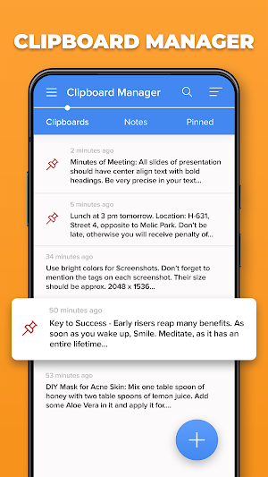 Copy Paste Clipboard Manager: Smart Clip Board Screenshot 1