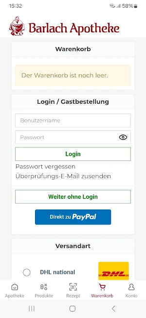 BARLACH APOTHEKE E-Rezept Screenshot 3